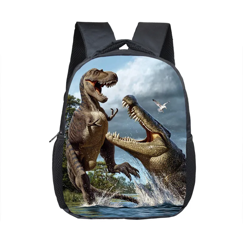 16 Inch Animals Dinosaur Backpacks Dinos Children School Bags Baby Toddler Bag Boys Backpack for Kids Kindergarten Bags Gift