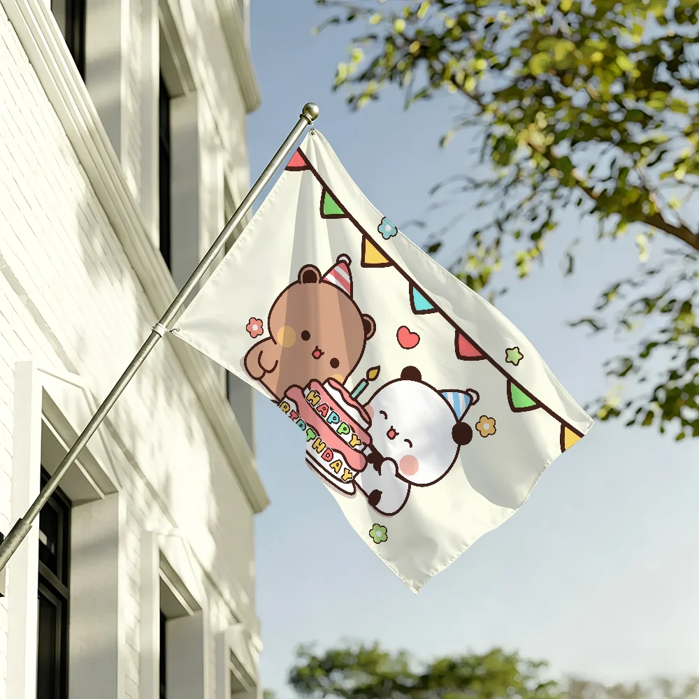 Dudu Bubu Happy Birthday Celebration Banner for Indoor & Outdoor Decor