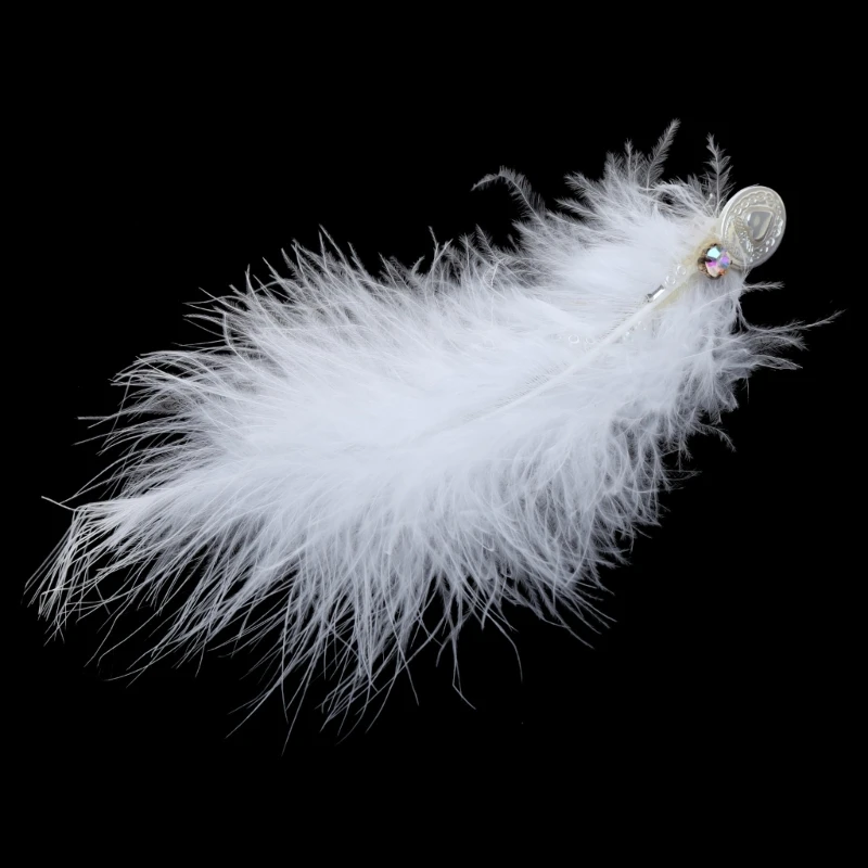 

Заколка для волос с нечеткими перьями, заколка с перьями, брошь с нечеткими перьями, головной убор