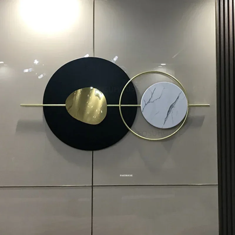 북유럽 단조 다리미 홈 데코 액세서리, 거실 벽 펜던트 조명, 럭셔리 가정용 침실 장식, 벽걸이