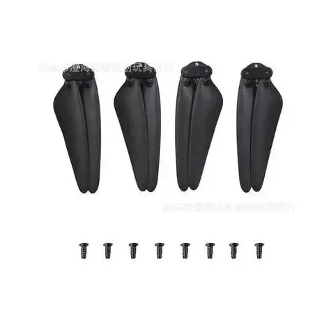 Ensemble des 4 bras de rechange pour DJI Mini 3 Pro, emballés dans un sachet transparent.