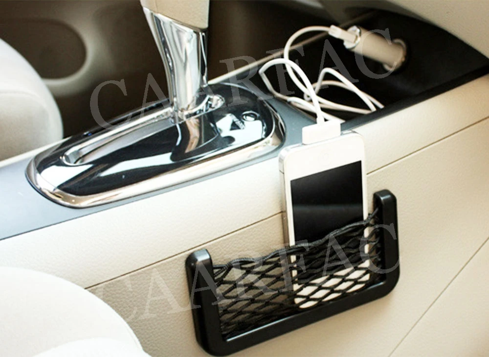 Car Accessories Car Storage Net Automotive Pocket Organizer Bag for Phone Holder Box Facial Tissue For All Car Accessories