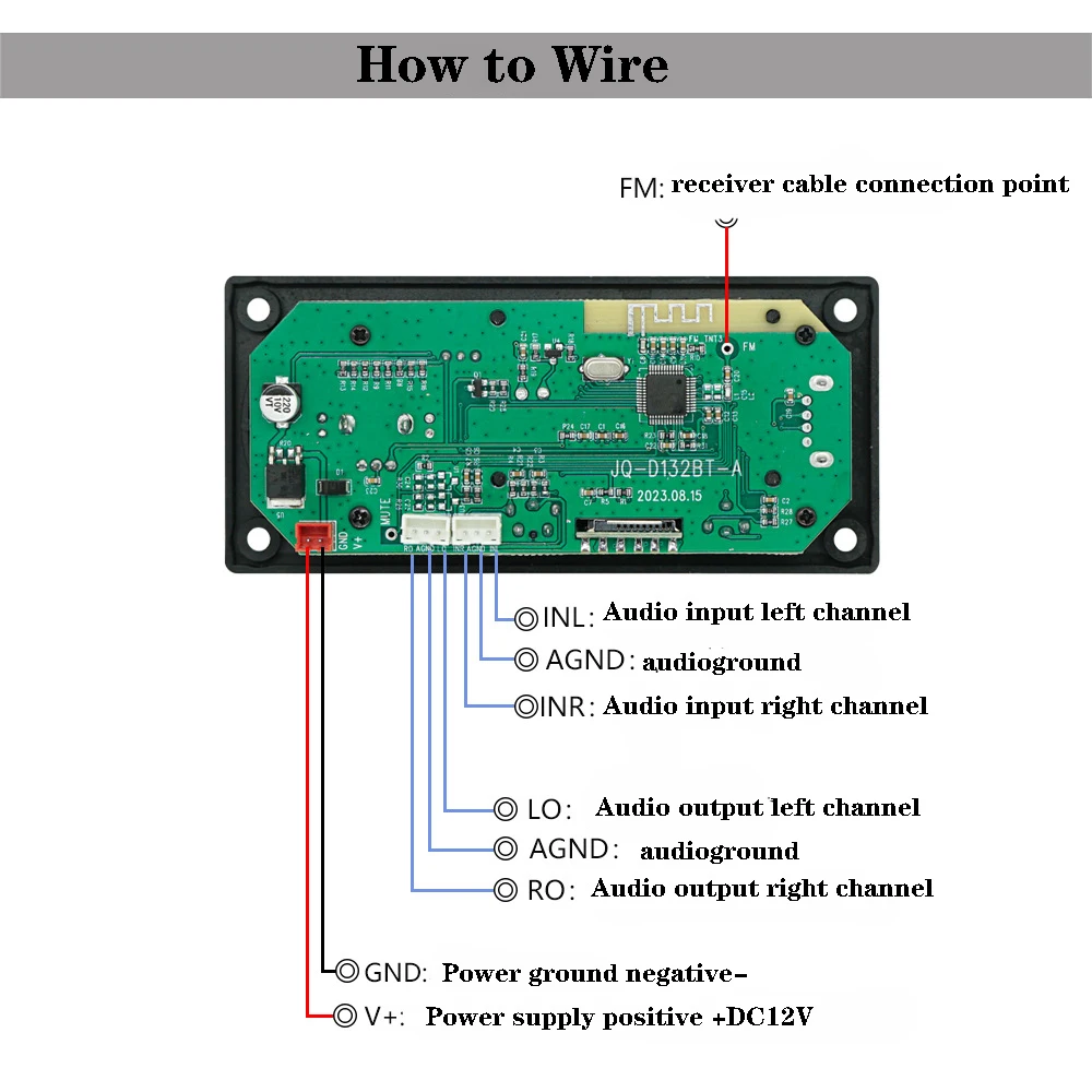 Car Radio Board Bluetooth Car Kit Music Player Module Wireless MP3 Decoder Board 9V-12V WMA Lossless Audio USB AUX TF Speaker car multimedia player,car radio