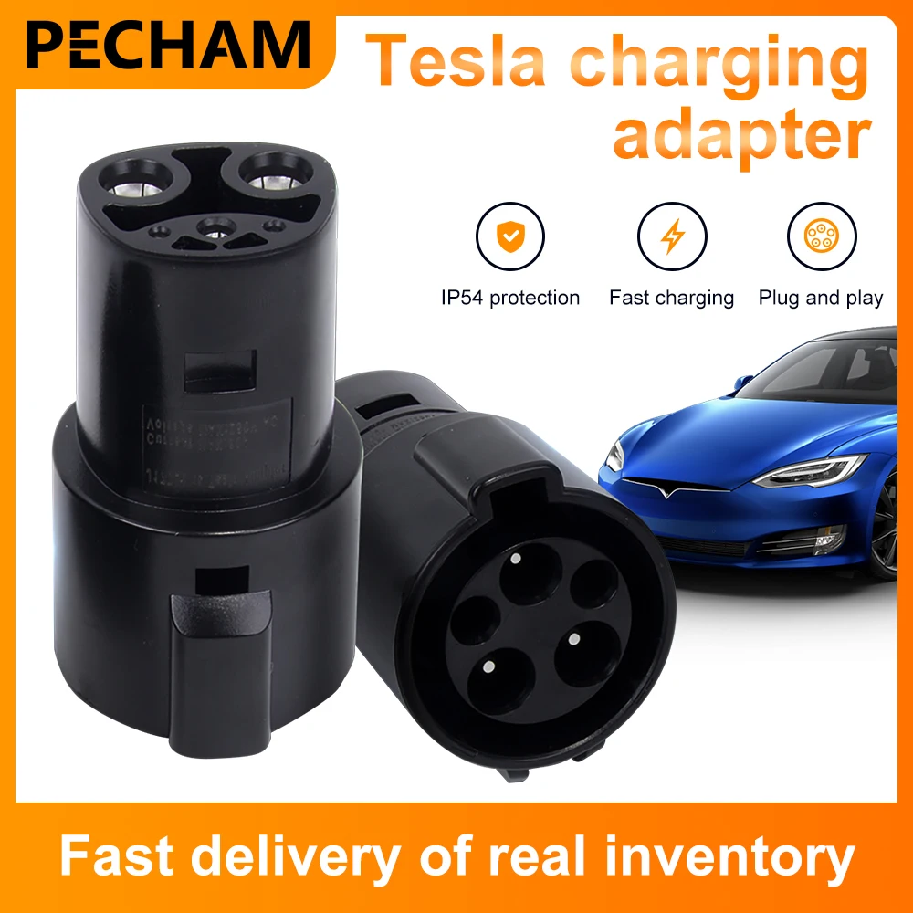 EV Charger Adapter Type1 J1772 to Tesla Model X Y 3 S for Electric Vehicle  Charging Gun Connector EVSE Conversion Teslas Socket - AliExpress