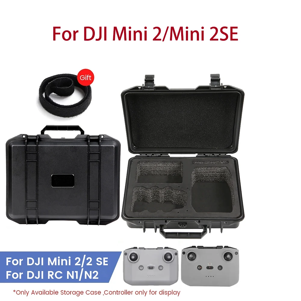 Saklama kutusu DJI Mini 4 3 3 PRO/Mini 2 2 SE için taşınabilir bavul sert çanta patlamaya dayanıklı kutu DJI RC/RC 2/N2/N1Control