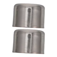 Drapery Rail End Caps Curtain Rods Decorative Dedicated Window Head Finials for 2