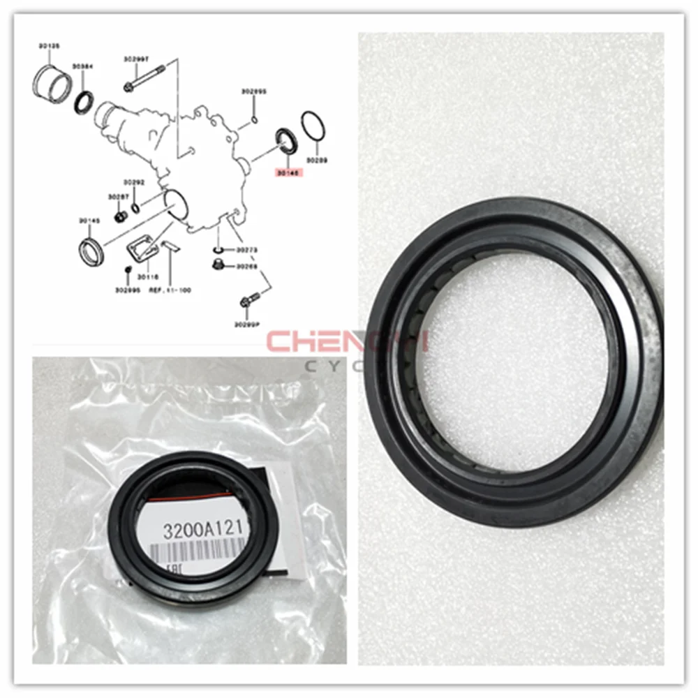 

Transfer Case Oil Seal (Connecting Half Shaft - Left) For Outlander CW4W CW5W CW6W GA2W GF7W GF8W 3200A121 47*66*0.8MM