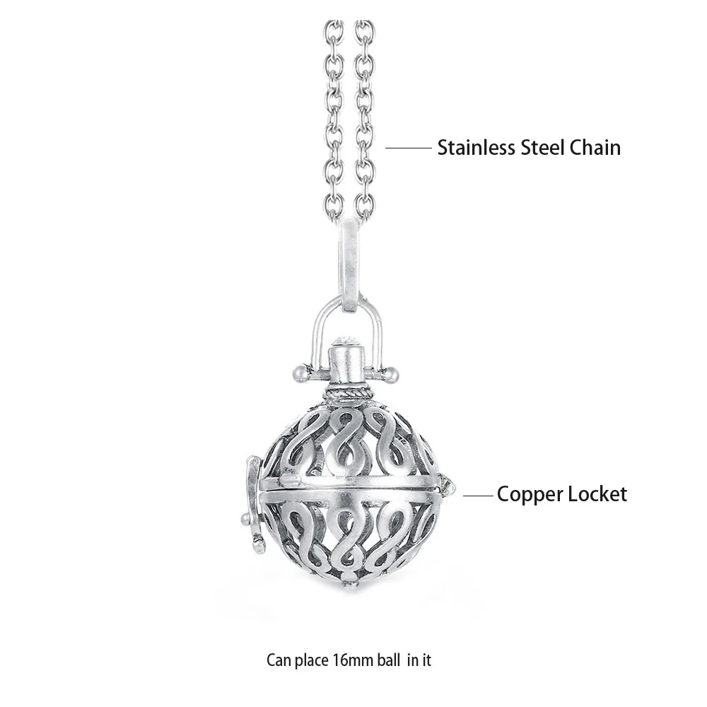 Harmony Angel Aromatherapy Diffuser Pendant Necklace