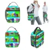 Cartoon Game 
Sprunki Incredibox Insulated Lunch Bags Large Reusable Cooler Bag Lunch Box Tote Office Travel Men Women 3