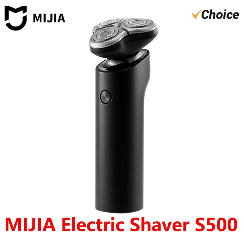 새로운 미지아 전기면도기 S500 플로팅 블레이드 트리머 습식 건식 면도 무선 면도기 LED 디스플레이 면도기 남성용 -CN