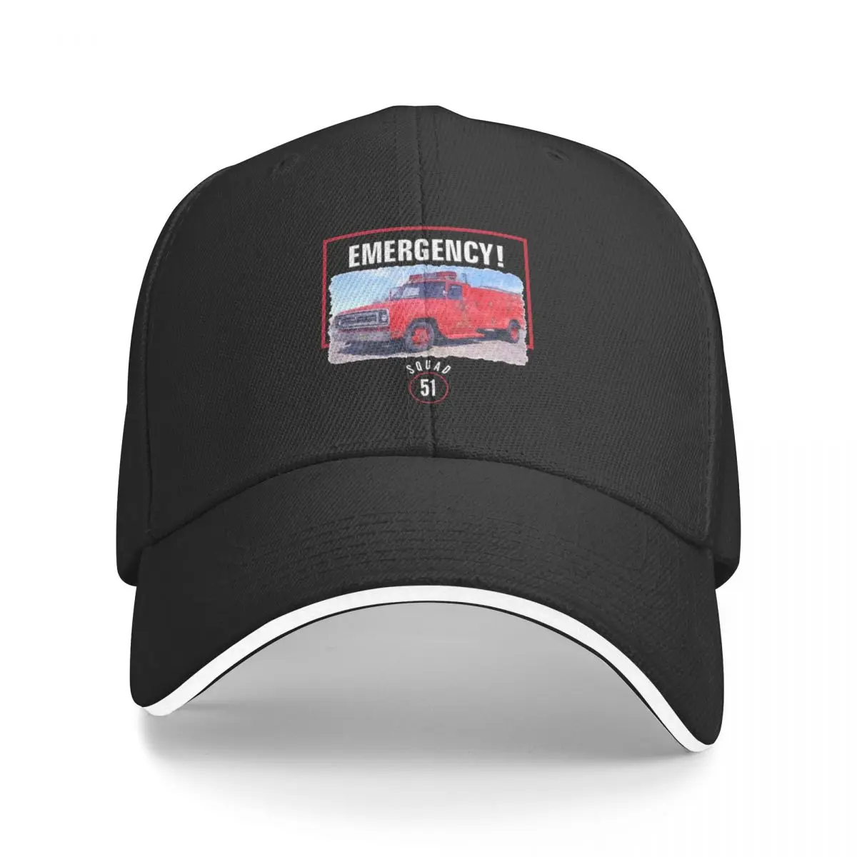 

New Emergency Squad 51 Truck Baseball Cap sun hat funny hat Mens Cap Women's