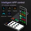 LED Matrix Pixel Panel USB 5V RGB Car Sign Bluetooth App Control Flexible Addressable Pattern Graffiti Scrolling Text Animation 4