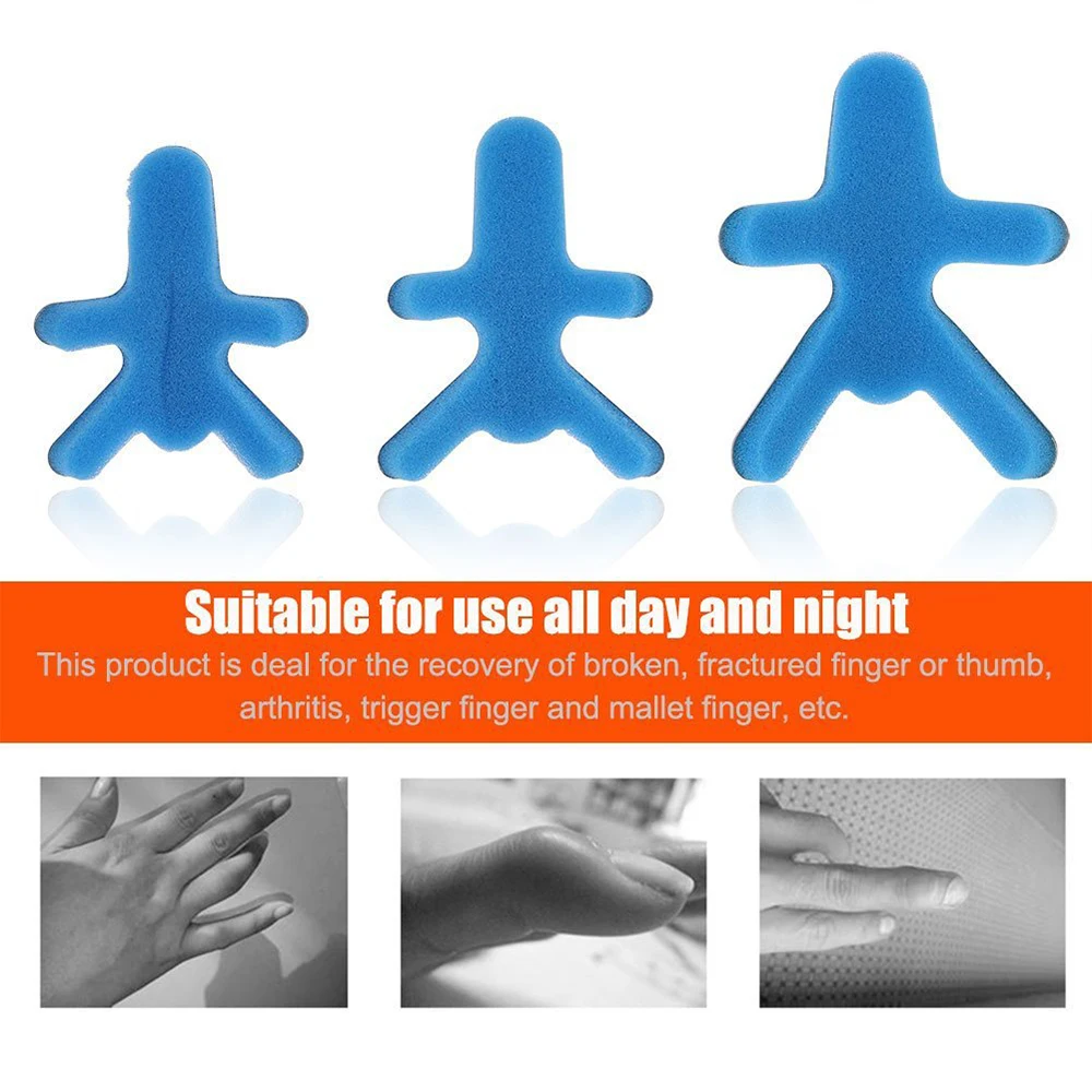 Medical Finger Splint Brace Frog Phalanx Posture Corrector Aluminium Finger Protect Support Recovery Injury Malleable Belt Tcare