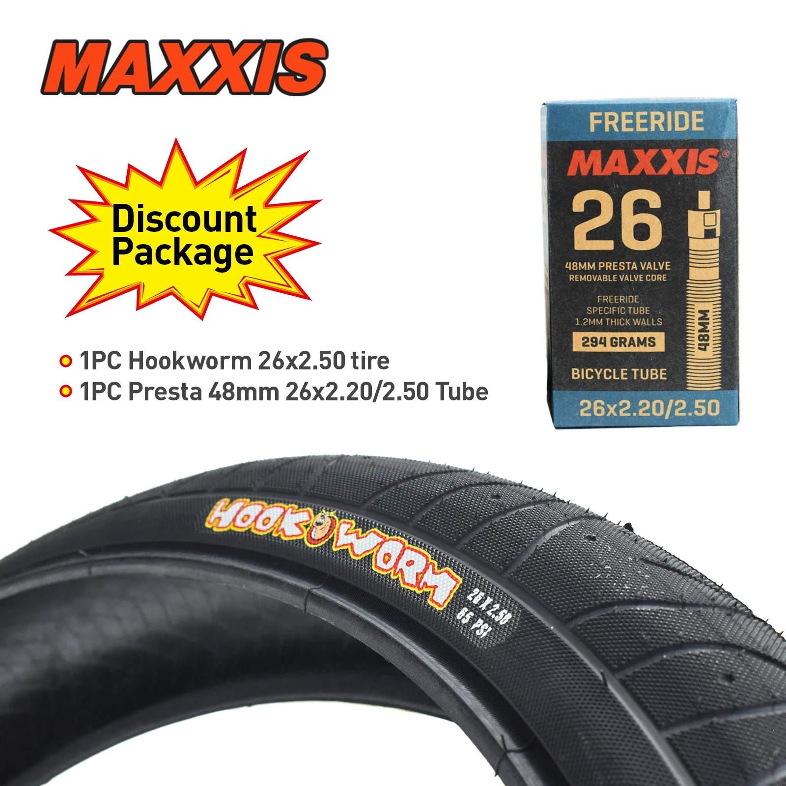 Maxxis 26 hookworm 26*2.5 20*1.95自転車タイヤマウンテンバイクの