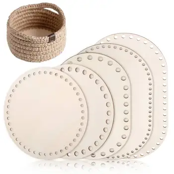 Wooden Crochet Basket Bases 1