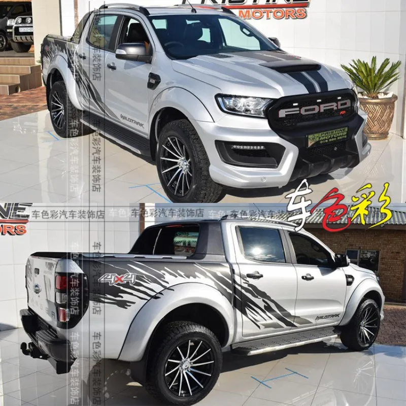 

New custom car stickers car decals vinyl body modified pickup truck car foil accessories FOR Ford Raptor