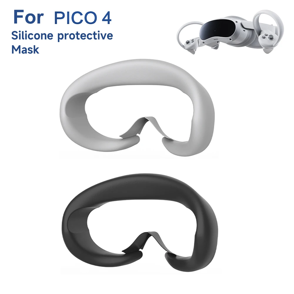 

Силиконовый защитный чехол VR для гарнитуры Pico 4 VR, чехол для защиты лица от пота и утечки, аксессуары для PICO 4