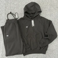 6PM Drill Hip-hop Jacket Embroidered Men's Hooded Sweatshirt Letters Plus Velvet Pullover Long Trendy Sports Suit Sweatpants 1