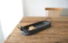 30.5cm oval antique vintage iron bread tray cake tray plate with handle 2