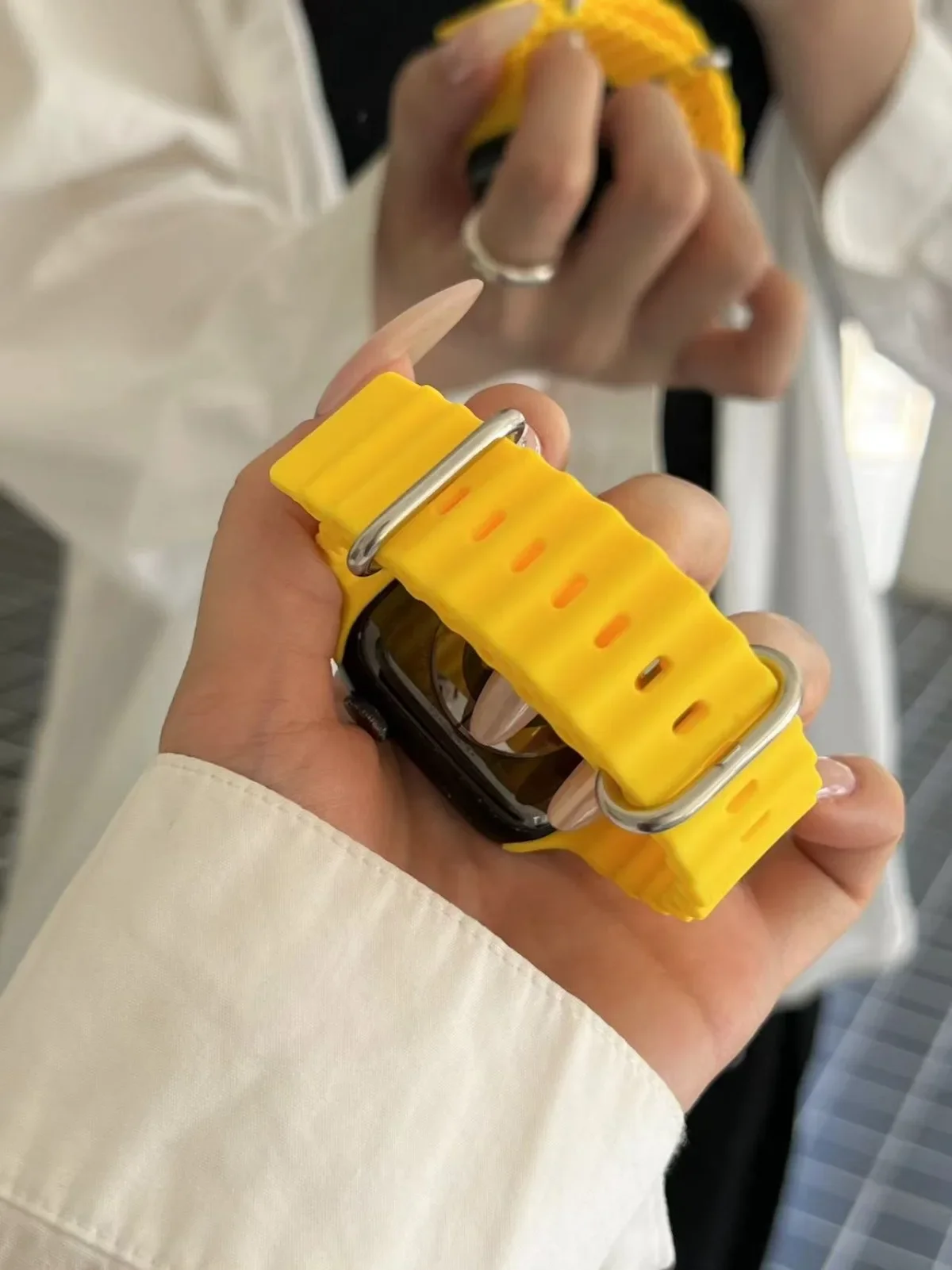 Sportigt klockarmband för smartwatch modernt utbyte_voghion.com