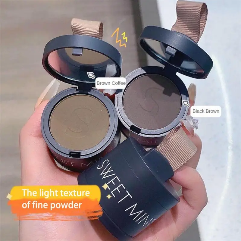 Hair Building Powder Black Hairline Cover Up Natural Instant Hairline Shadow Waterproof Hair Concealer 4g