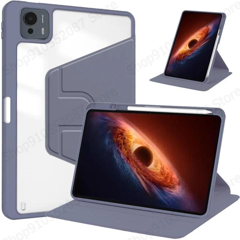Enhanced Product Title:  
360° Rotating Acrylic Stand Case with Pen Holder