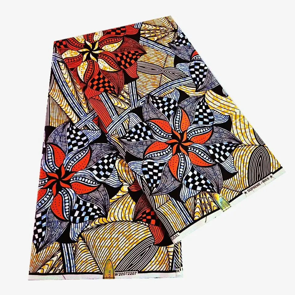 Item No.I1-5 Choose wax block printed fabric super cotton wax fabric