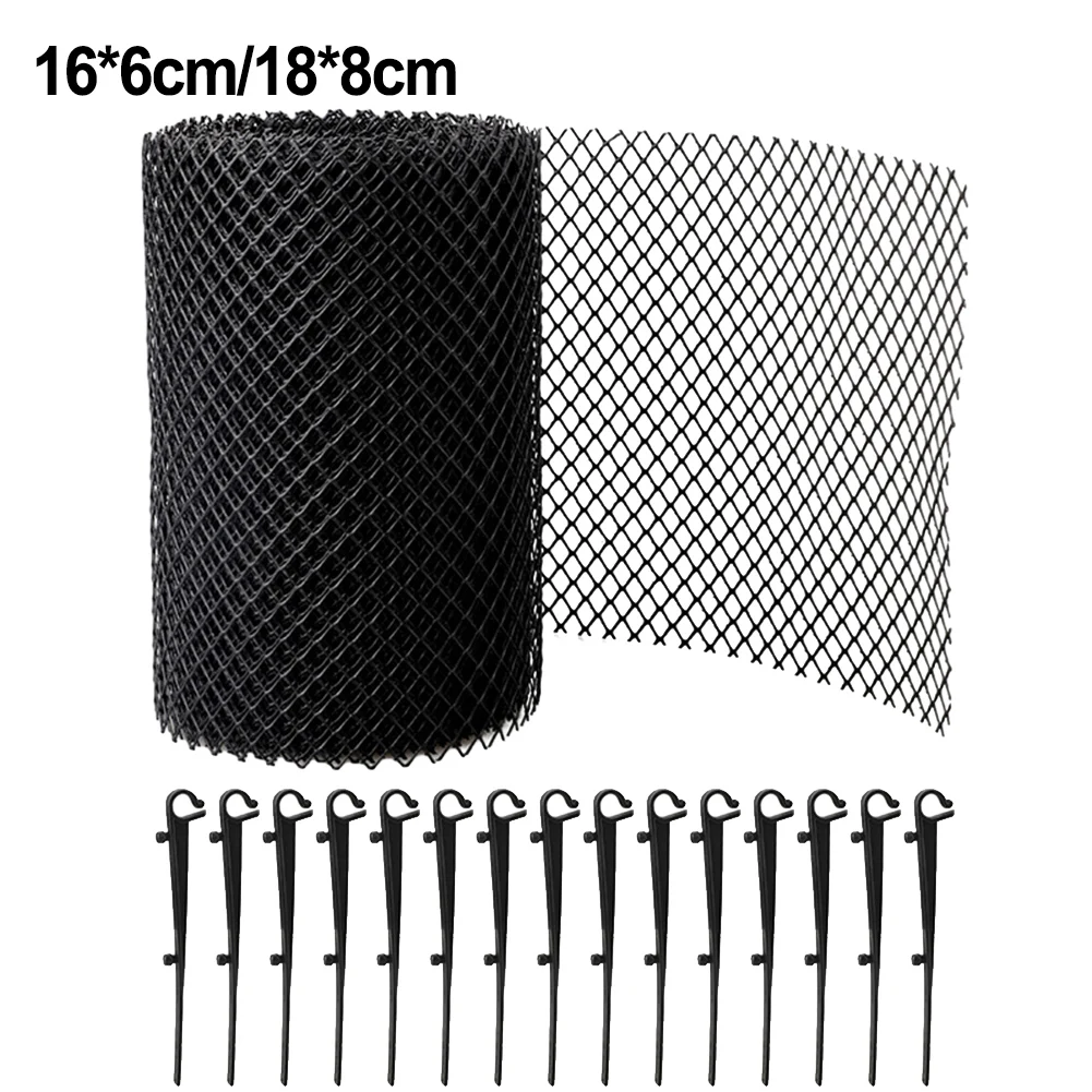 Gutter Protect Mesh Guard Leaf Mesh PP Installed Roll Keeps Leaves Dirt Out Gutters