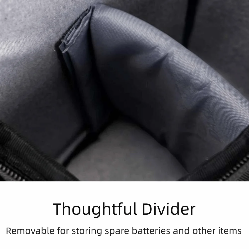 Borsa per Fotocamera in Nylon Leggero, Custodia Protettiva per Obiettivo DSLR a Tracolla Singola, Resistente Borsa da Viaggio per Esterni - immagine 4