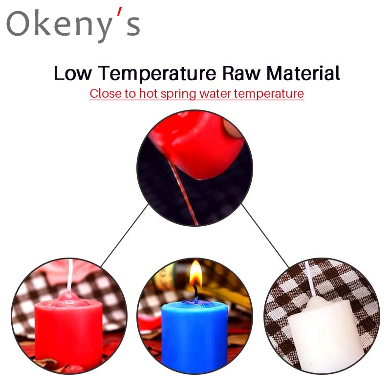 Low Temperature Candle Bdsm Drip Wax Sex Toys Adult Women Men Games