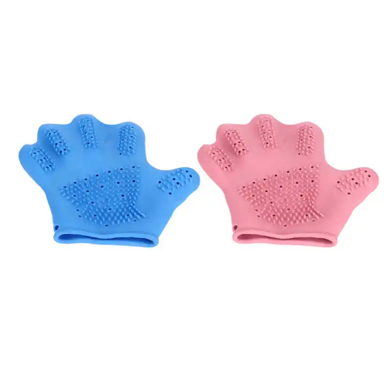 Pet Bath Gloves Dog Shampoo Gloves Massage For Dogs Litter