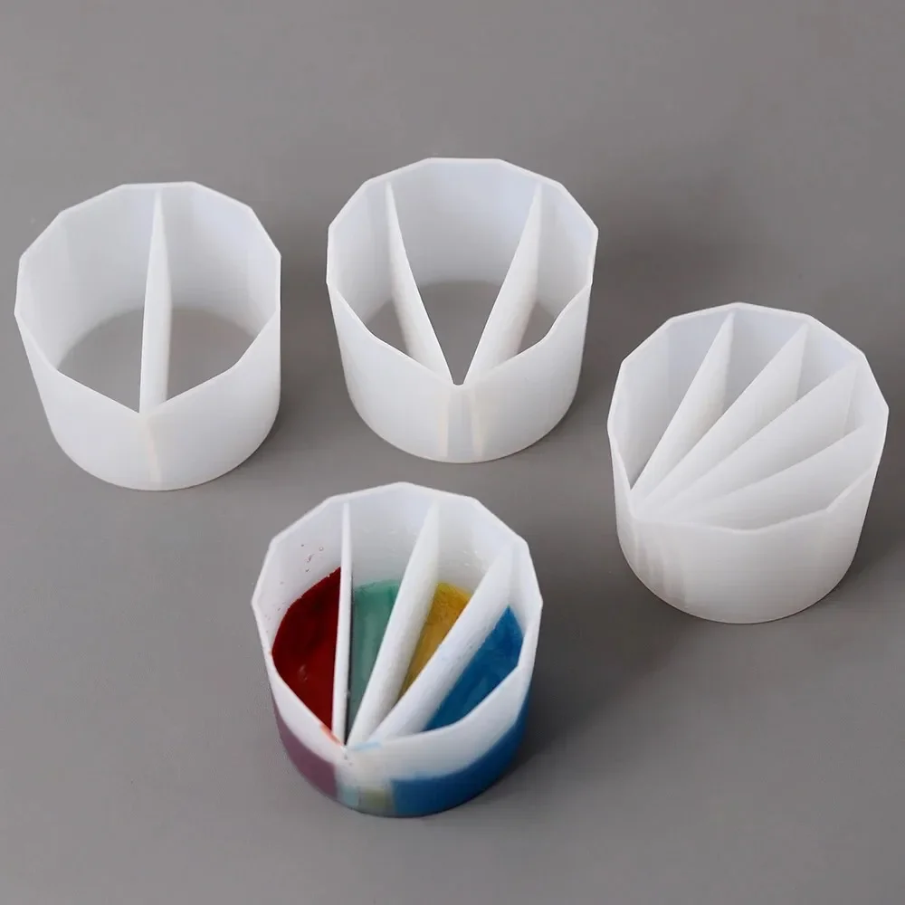 Silicone Split Cup for Paint Pouring and Color Mixing