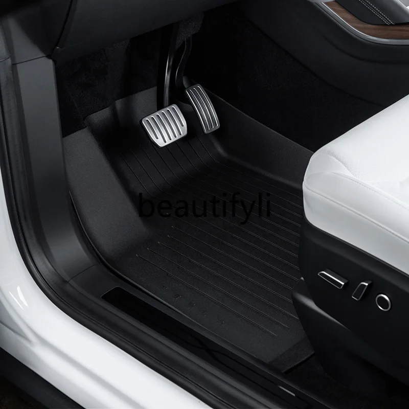 Model x front and rear rows all-weather fully enclosed foot pads five-seat six-seat seven-seat version