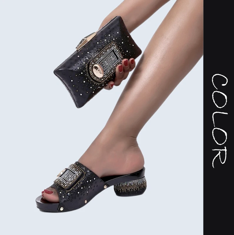 2022 Summer African Nigerian Fashion Ladies Beautiful Shoes And Bags Sets For Birthday Party 11 2022 Summer African Nigerian Fashion Ladies Beautiful Shoes And Bags Sets For Birthday Party