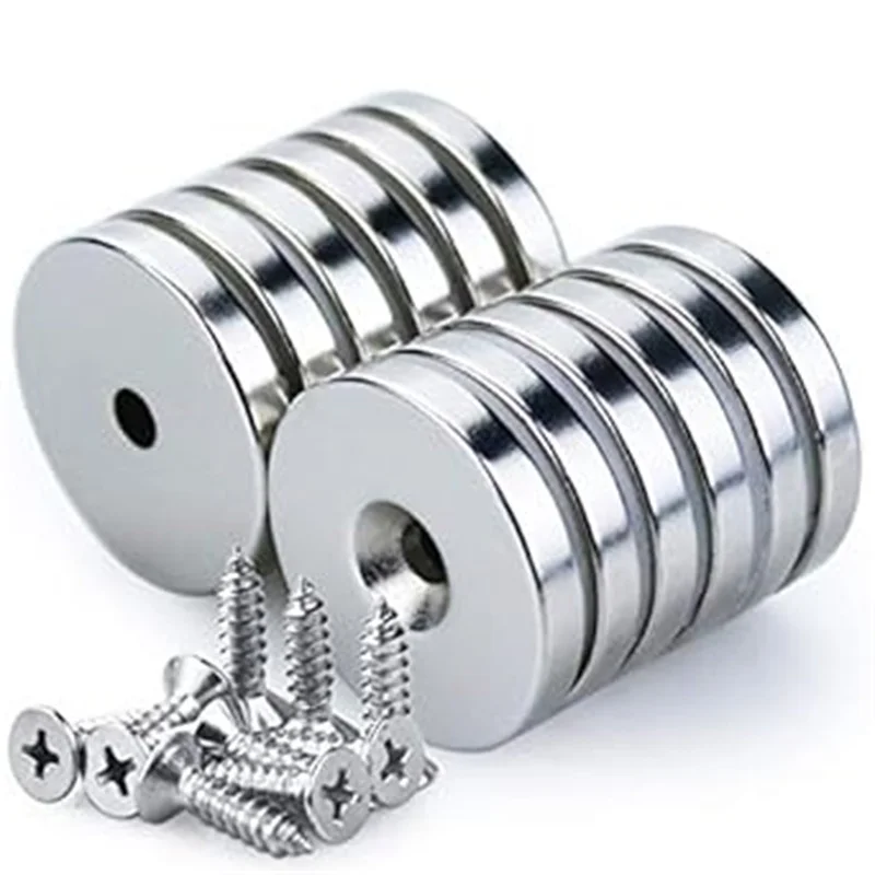 Neodymium Magnets Multi Disc Countersunk Hole