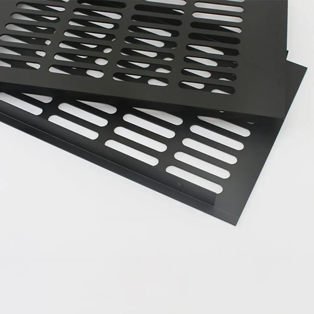 Aluminium Ventilation Grille Rectangular Ventilation Cover For Bathroom Doors Cabinets Wardrobe