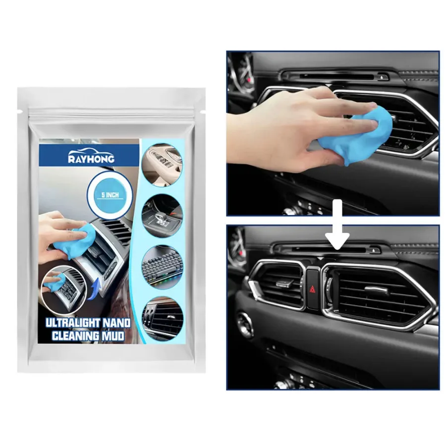 Car Cleaning Gel Auto Air Vent Interior Detail Removal Putty Cleaning Keyboard Cleaner Car Reusable Cleaning Gel Keyboard Cleaner Gel for Car
