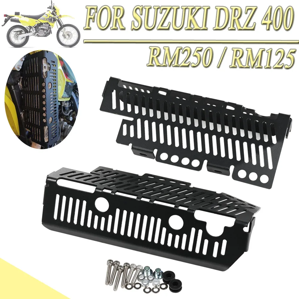 

Motorcycle Radiator Guard Grille Protection Cover for Suzuki DRZ 400 DRZ400 DR-Z400 SM DRZ400S DRZ 400E DRZ400E RM250 RM125 RE