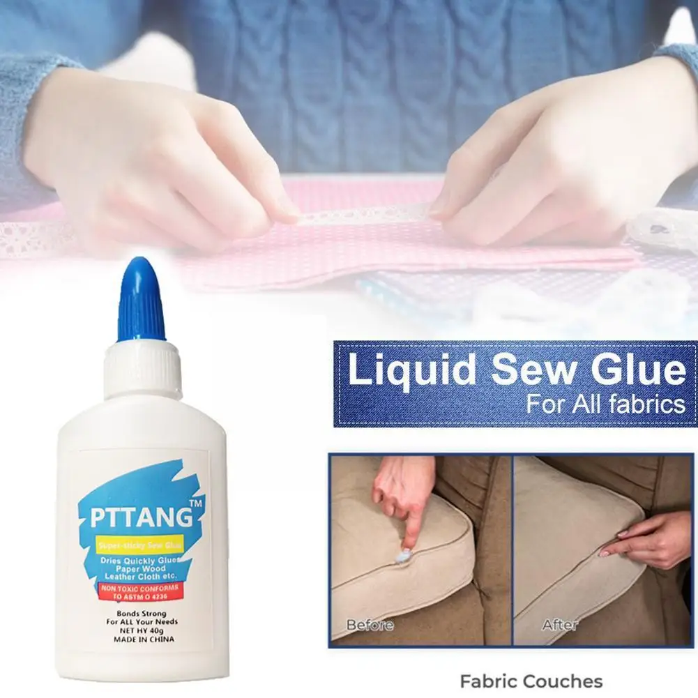 Sew Glue Liquid Glue For Fabrics Multi-use Fabric Adhere Fast Tack Glue  Clothing Repairing Tool Repair Glue Super Glue Powerful - AliExpress