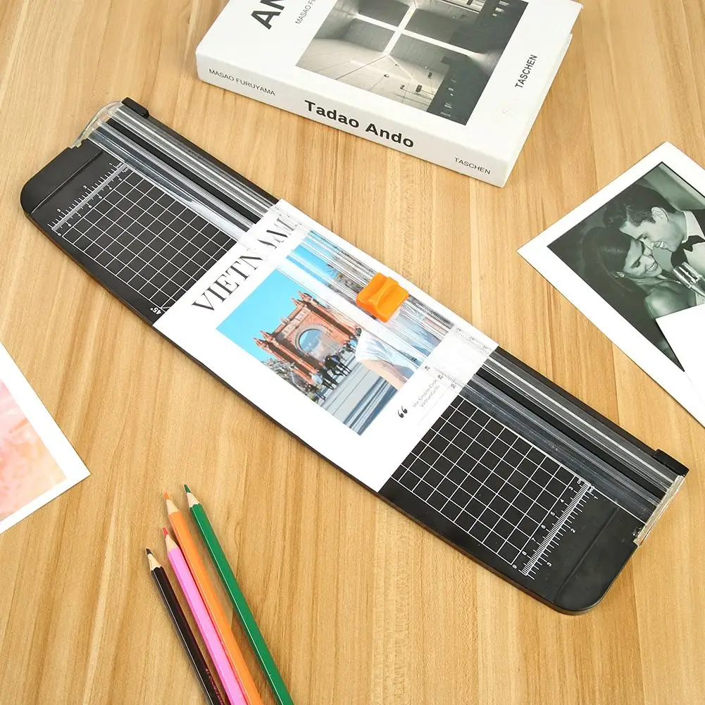 Paper Cutter A3 Paper Cutter Photo Trimmers Plastic Base Card Cutting Blades Office Home Tool