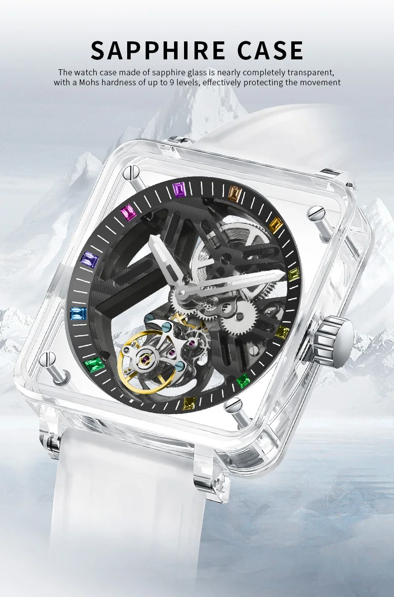 2024PINDU Luxury Tourbillon Mechanical Men's Watch Advanced