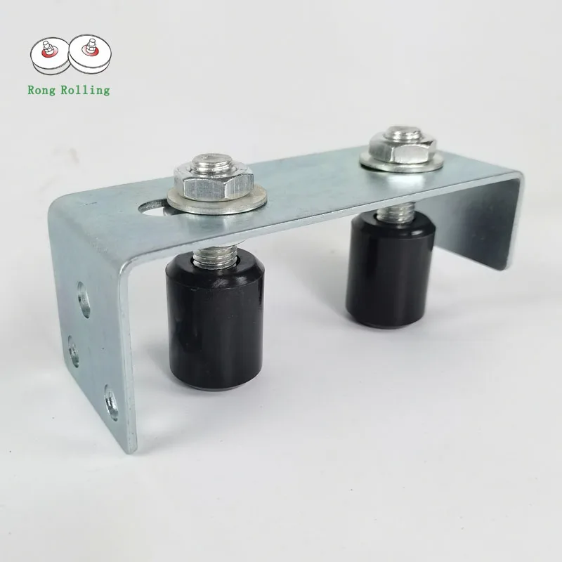 슬라이딩 게이트 상부 가이드 롤러 브래킷, 나일론 롤러, 직경 30mm, 길이 40mm, 도어 가이드 롤러, M14X68 나사 포함