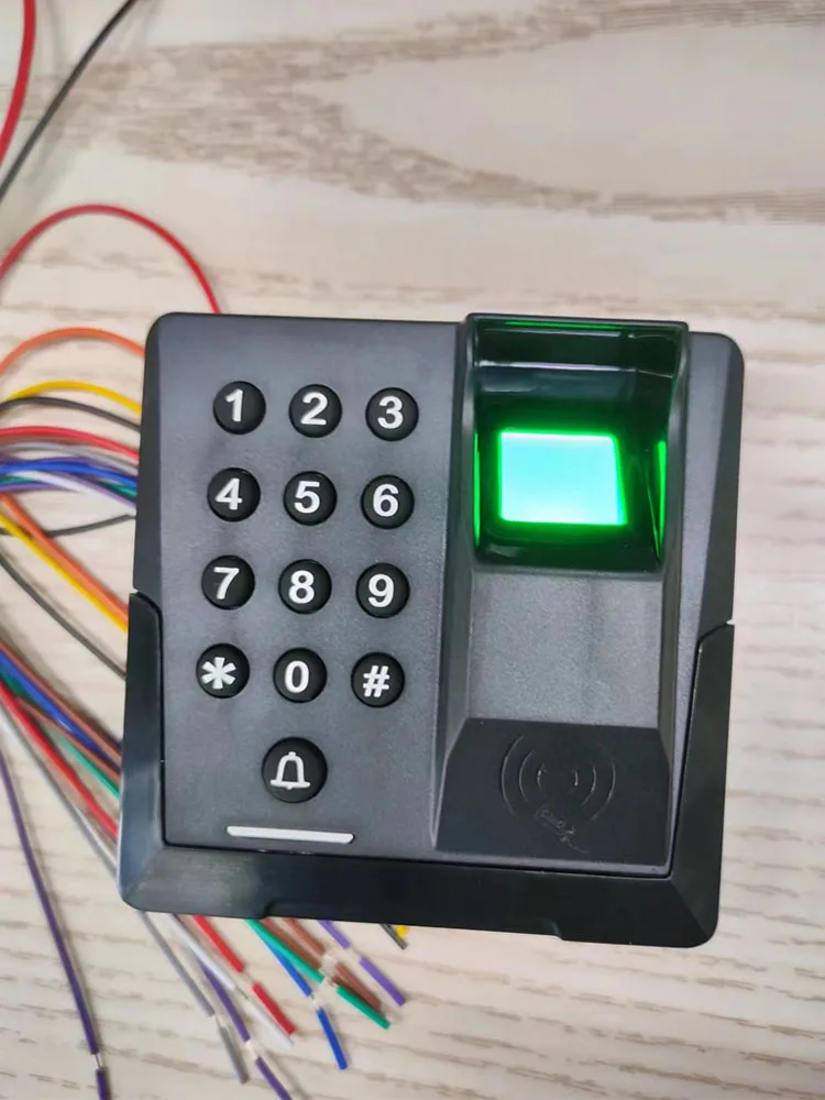 ABS Material Biometric Fingerprint Access Control Machine Digital Electronic RFID Card Reader Password Keypad System Door Lock