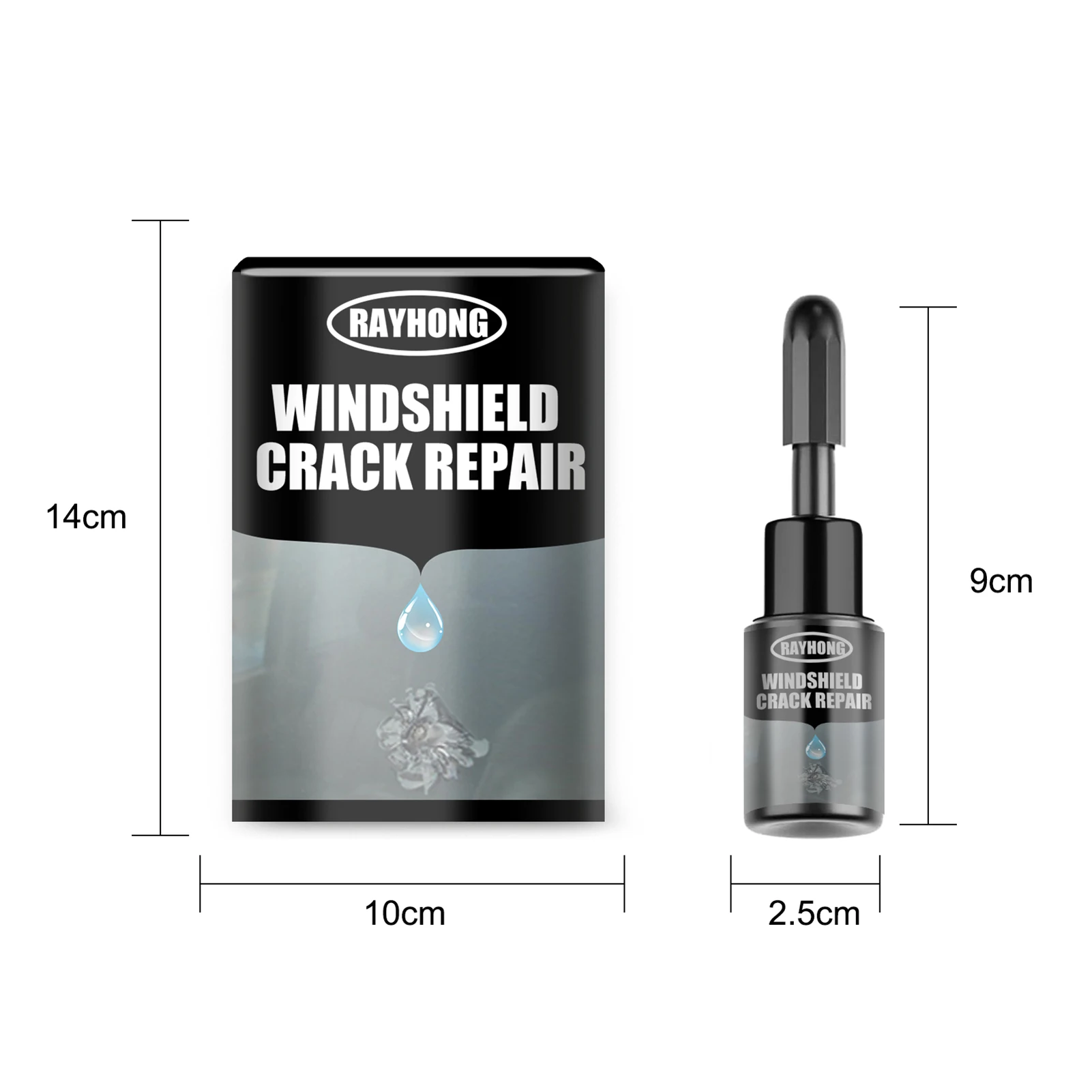 RAYHONG 20ml Windshield Crack Restore Resin Liquid Fill Damage Scratches Professionally Restore Cracks Windshield Crack Restore 2