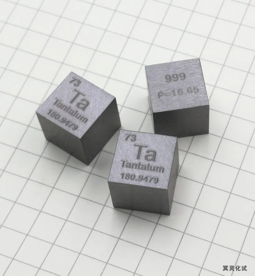 

1 Pcs Metal Ta Periodic Table Cube 10mm Ta Greater than or Equal to 99.9%