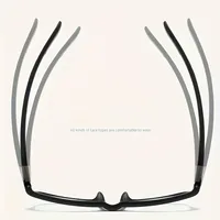 3 Pairs of Unisex Sports Reading Glasses Rectangular Frame Anti Blue Light Comfortable Reading Glasses for Elderly People 4