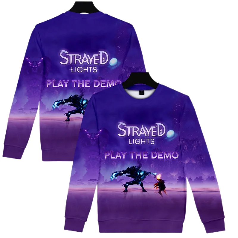 

Horror Game Strayed Lights Graphic Sweatshirts Harajuku Fashion Anime 3D Print Tracksuit For Men Clothes Streetwear Boy Y2k Tops