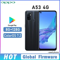 OPPO A53 LTE smartPhone Global firmware 6.5" 13MP Quadruple camera (Dual SIM)(Qualcomm SM4250) 5000mAh used phone