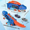 Foldable Transport Dinosaur Truck With Sliding Race Track Transforms Into Standing T-rex Best Birthday Gifts Toys Boys Girls Kid 5
