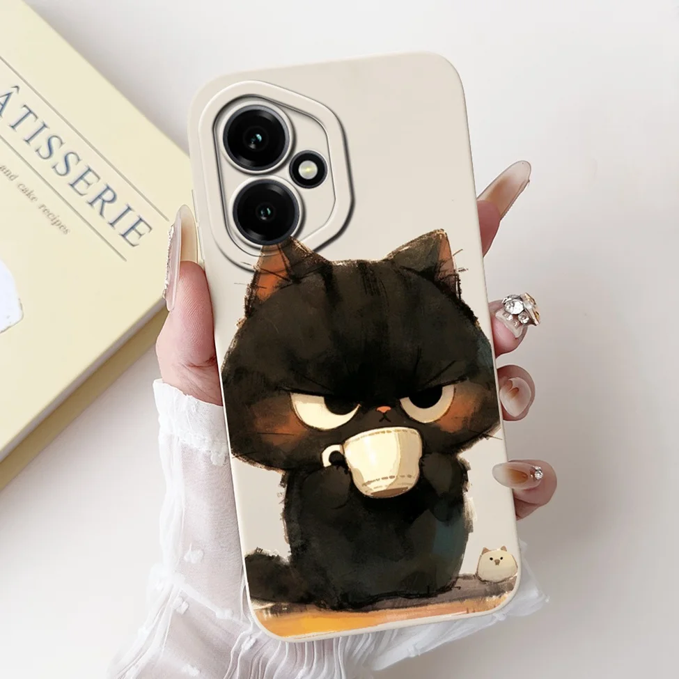 6,55 ''Für Honor 400 5G Fall Globale Nette Panda Mode Blumen Liebe Silikon Zurück Abdeckung Für 400 Honor DNY-NX9 Telefon Fall Stoßstange – Detail 37